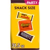 HERSHEY'S and REESE'S Assorted Chocolate Flavored Snack Size, Candy Party