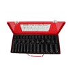 frperce 35pcs 1/2 Inch Drive Deep Impact Socket Tool Set
