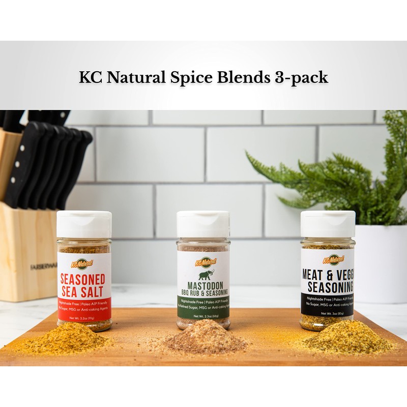 KC Natural - Paleo AIP Seasoning and Salt Bundle (3