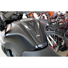 BIKE-label Tank Pad 3D Tank Protector Black Compatible with Yamaha MT-125 Tech Black X507902VA