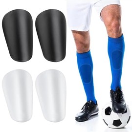 4 x Mini Football Shin Pads, Small Shin Pads, Football, Shin Pads, Children's Football, Tiny Protective Shin Pads for Children, Mini Shin Pads for Boys and Girls