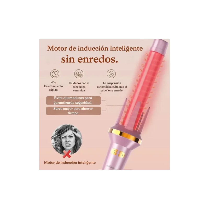 Maimeite Rizador De Pelo Automático 25mm Cerámica 200c