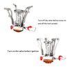 Camping Cookware Set with Camping Stove Folding Spork Cooking Pots