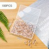EUSTACE 100pcs Push Pins Push Pins Clear Ball Fasteners Drum