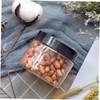 Mikinona 8pcs Mini Cream Storage Jars Travel Makeup Containers Transparent
