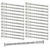 M4 Door Handle Bolt Through Fixings, 25Pcs M4 Door Handle