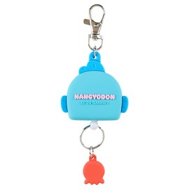 Sanrio 168971 Face Shaped Reel Key Chain Hangyodong Key Mascot Half Fish HANGYODON 5.5 x 0.7 inches (14 x 5.2 x 1.8 cm) Character