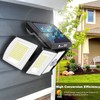 AmeriTop Solar Lights Outdoor 300 LED 6500K Motion Sensor Lights