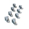 ReplacementScrews Gray Shelf Support Pins Compatible with IKEA Part 106422