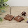 Hipiwe 2 Pack Crystal Display Stand Adjustable Metal Arms Display
