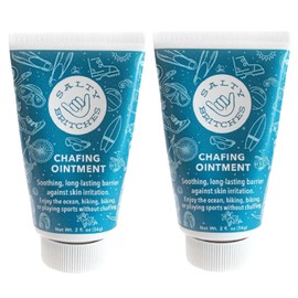 Salty Britches Waterproof Anti Chafing Ointment, Chafing Gel, Half Marathon Essentials, Anti-Chafe, Military Gear Essential, Running Essentials, Gifts for Runners - Rose Scented - 2pk