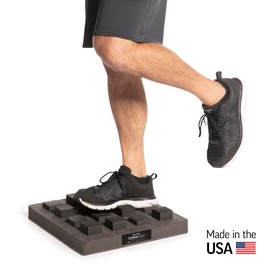 OPTP CobbleFoam Uneven-Surface Balance Trainer - Versatile Balance Board Training System Developed by a Physical Therapist for Injury, Surgery, Rehabilitation, and Sports Training - Single Board with Blocks
