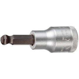 Gedore 2219395 Ball Point Hexagon Bit Socket 1/2 0.4 inch (10 mm)