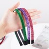 Pack of 5 headbands, glitter hair bands, thin hair bands,