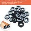 Waziaqoc 20 Pack 3/4 Inch Screw on Chair Gliders, Heavy