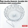 Foldable Stainless Steel Steam Fry Cooking Mesh Strainer – Versatile
