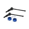 GPM 4140 Medium Carbon Steel Front CVD Drive Shafts with Aluminum 7075 Wheel Hex for ARRMA 1/18 Granite Grom Mega 380 ARA2102 1/18 Typhon Grom ARA2106 (Red)