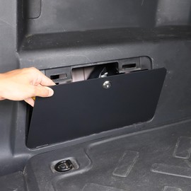 HIRUFAIT Trunk Safe Box Panel Compatible with Toyota FJ Cruiser 2007-2021 Accessories, Carbon Steel Trunk Left Storage Lock Box Panel Cover, Hidden Safe for Trunk Modification
