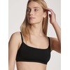 CALIDA Eco Sense Women's Quick Drying and Odour-Inhibiting Bustier, black,