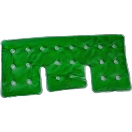 Click It Hot/Cold Reusable Gel Heating Pad (Relax (Neck/Shoulder), Green)