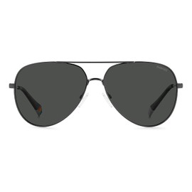 Polaroid Unisex Sunglasses, Kj1/M9 Dk Ruthenium