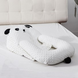 Infants Feeding Pillow, Infants Multifunctional Feeding Support Pillow 3 Piece Set, Infants Anti Breastfeeding Anti Choking Bed Medium Feeding Pillow, Travel Portable Removable Support Pillow, Cream