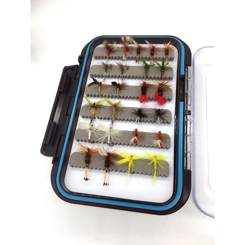 BestCity Fly Fishing Selection of Dry/Wet/Nymph/Buzzers Flies x 50 Supplied