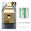 VILLCASE 1 Roll/300pcs Calibration Stickers for NIST Calibration QC Approval