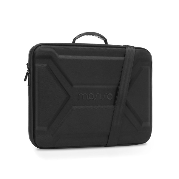 MOSISO Hard Shell Laptop Case for Men,15.6 inch Laptop Shoulder