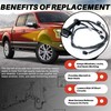 AL3Z14631AAA Rear-Left Driver-Side Door Harness with Rear Heated Seats Compatible