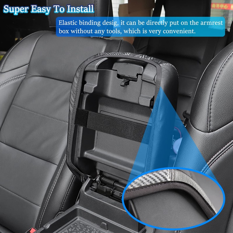 YOFAMO for Dodge Journey 2011-2020 Car Armrest Cover Center Console