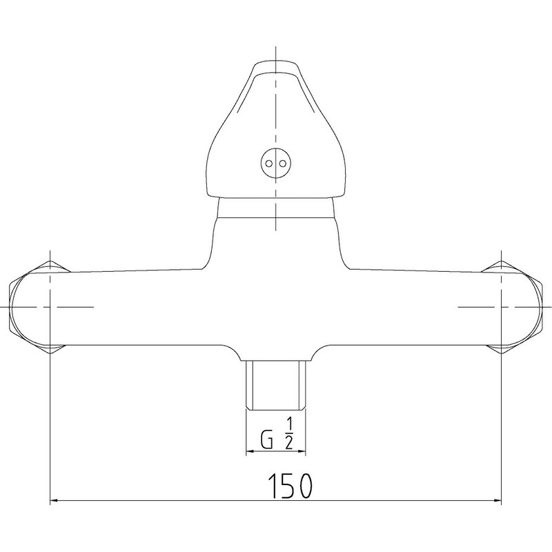 Tiado Single-Lever Mixer Tap for Showers Chrome