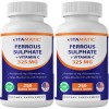 Vitamatic Ferrous Sulphate 325 mg + Vitamin C 100 mg-