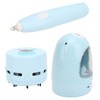 Pencil Sharpene Electric Blue Small Portable Stationery Set for Clean