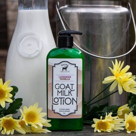 Bates Family Farm Goat Milk and Shea Butter Lotion 8 Oz (Lavender Vanilla)
