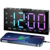 LIORQUE Alarm Clock Digital LED Alarm Clock with 8 Modes