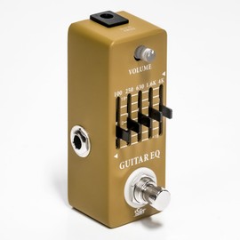 ISET Analog Guitar Equalizer Pedal Guitar EQ Pedal For Electric Guitar And Acoustic Guitar With True Bypass