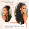 Nexyshe Drawstring Ponytail Extension, 20 Inch Wavy High Layered Ponytail