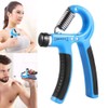 LAFILLETTE Adjustable Muscle Developer Hand Gripper(Blue&Black)