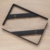 HAOCHEN 10 Pieces Shelf Brackets Heavy Duty, Wall Mounted Triangle