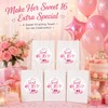 Sweet 16 Birthday Favor Stickers: 120 Paper Round Labels