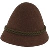 Faustmann Bavarian Men's Costume Hat Stopper Hat, brown