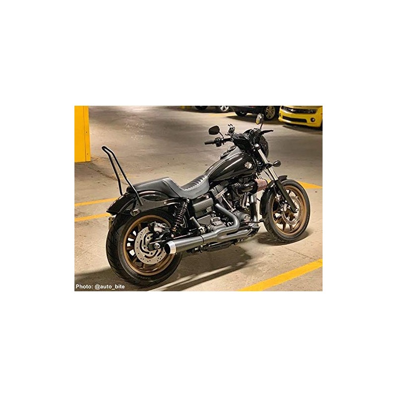 TC Bros. Dyna 06-17 Kickback Sissy Bar Black