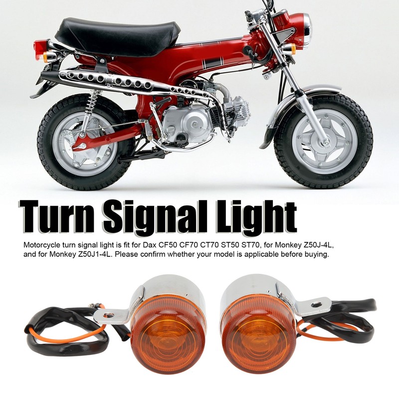 1Pair Motorcycle Turn Signal Light 6V Stylish Sturdy High Brightness