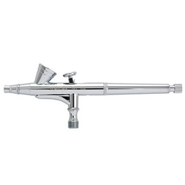 Anest Iwata Sparmax Double-Action Airbrush DH-102 (0.25 mm, Silver, Plastic Metal Handle, Nylon Head, Round, Dense)
