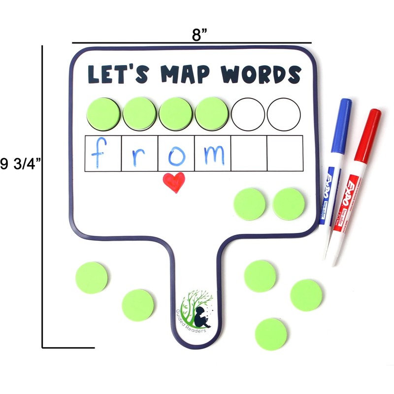 6 Map-Its Paddles for Word Mapping | Hands-On Phonemic Awareness