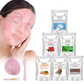 Peel-Off Jelly Facial Mask, Face Mask, Peel-Off, Jelly Mask Powder for Facial Treatments, Spa Modelling Mask/Clay/Mud or Home DIY Gel Mask for Face Care, Soft Mask