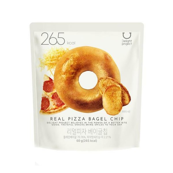 Delight Project Real Pizza Bagel Chip 60g - Pizza Bagel Chip