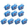 Byttlerom 10Pcs GH-S37D 3.7G Digital Servo Miniature Servo for RC