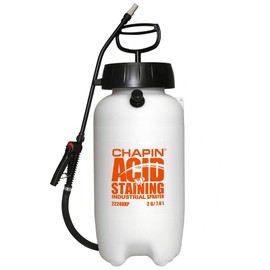 Chapin 22240XP 2-Gallon Industrial Acid Staining Sprayer with Pressure Relief Valve for Acid Staining, 2-Gallon